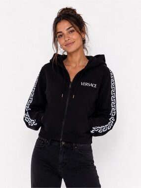 Versace Logo & Greco Tape
Hoodie -Style 1AO8821
Excellent Cond. (Authenticated)